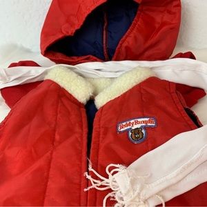 Vintage Teddy Ruxpin Outfits: Aviator, Day at theBeach, and Mountain Climber.